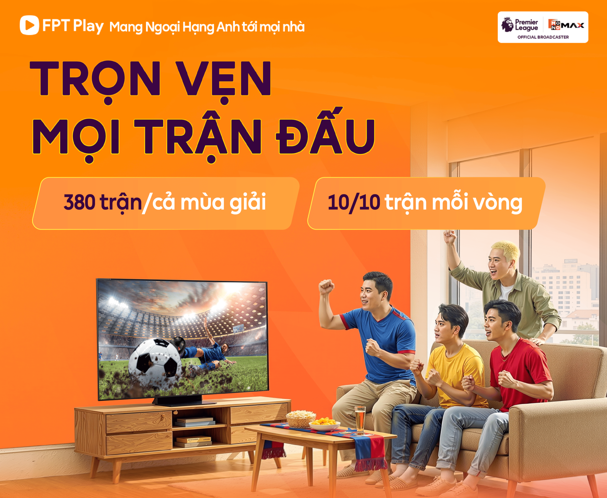 Lắp Internet & Truyền hình xem Ngoại Hạng Anh tại Vũng Tàu