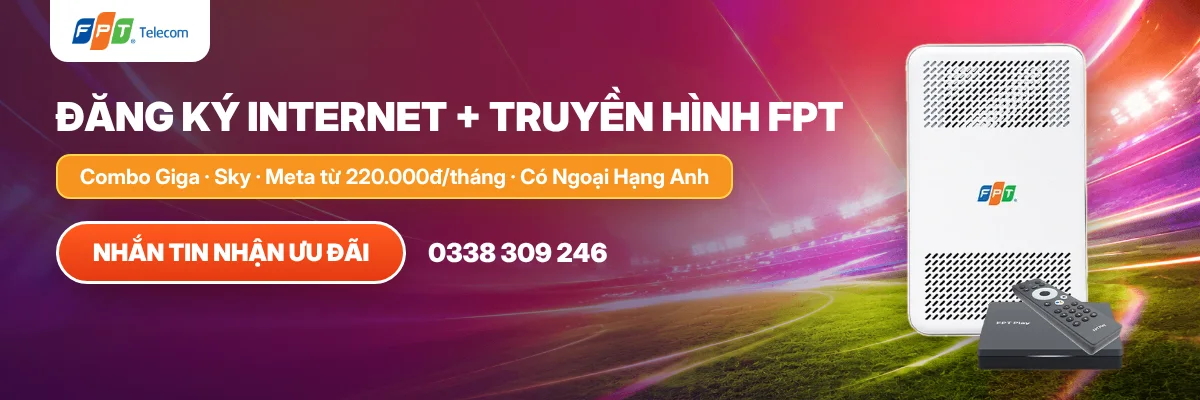 Banner nhắn tin nhận ưu đãi đăng ký Internet và truyền hình FPT tại Vũng Tàu