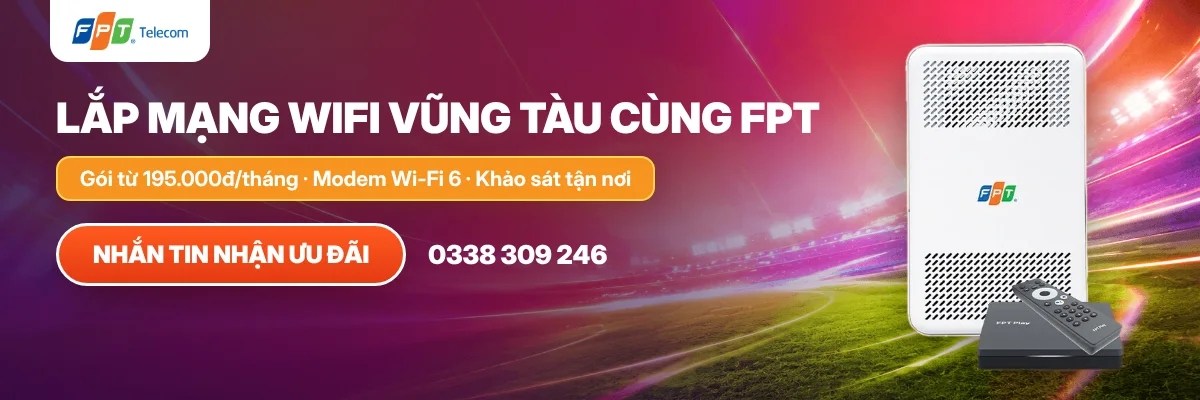 Banner nhắn tin nhận ưu đãi lắp mạng FPT Vũng Tàu qua Zalo